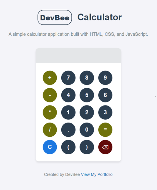 DevBee Calculator